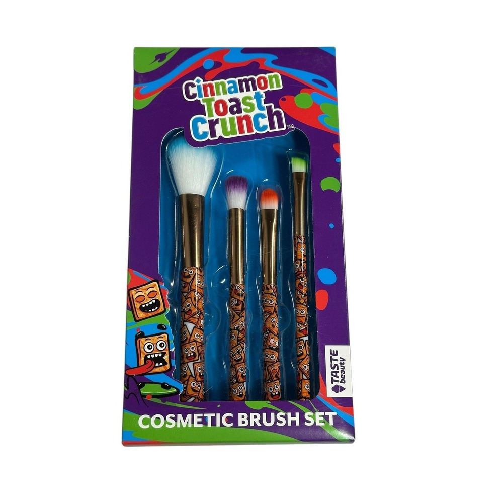 taste beauty 4 make up brush set cosmetic CINNAMON‎ TOAST CRUNCH